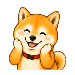 Warm Shiba Stickers