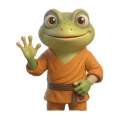 Shaolin Frog I will master martial arts!