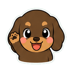 臘腸犬麻糬臉 1♪
