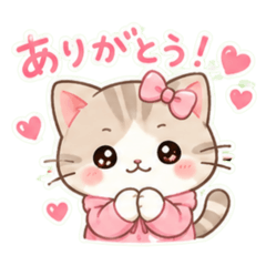 Pastel Kitty Reactions Sticker Pack