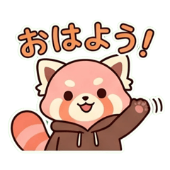 Healing Pastel Red Panda