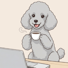 Work Standard Poodle Gray