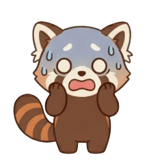 Cute Red  Panda Stickers500