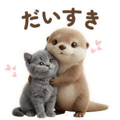 Otter & Kitten