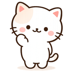 Polite Cat Stickers for Everyday Use 2