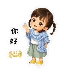 小藍披肩女孩的日常