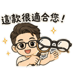 帥氣眼鏡老闆的貼心小語 Part1