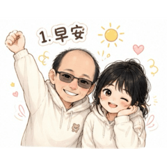 秉宏與怡瑄的Al圖