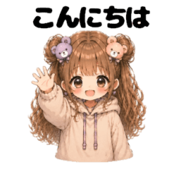 Yuru Kuma Twin Stickers