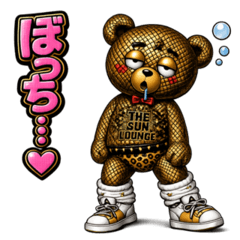 Tankuma Gold Bear Stickers