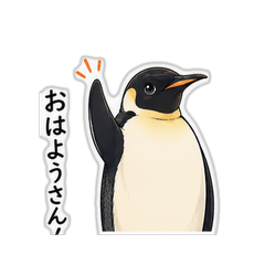 Kansai Business Penguin Stickers