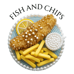 Gourmet Encyclopedia: UK Beaded Brooch