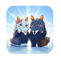 Polite Sea Slug Stickers for Work
