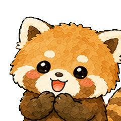 Mofu Mofu Red Panda by Hidamari