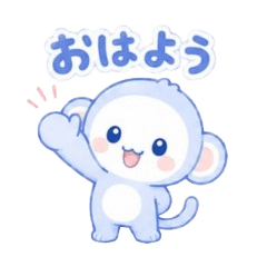 Monmaru Laid-Back Greeting Stickers