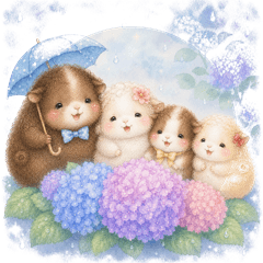 Maron Family Rainy Season Stickers