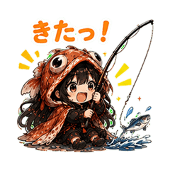 Kingyo Kaburi Hime-chan - Fishing Life