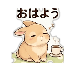 Everyday Cute Pretty  Bunny Stickers