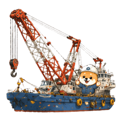 超可愛柴犬【大型機具篇】