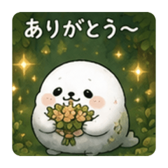 Forest Life Seal Stickers