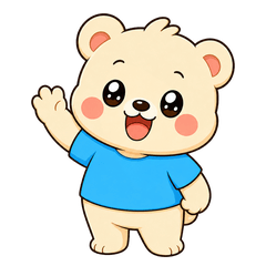 Cheerful Bear Daily Stickers