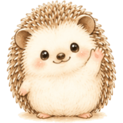 Hedgehog -cute Stickers