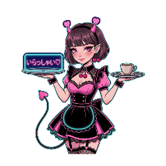 Neomero: Neon Cafe Demon Maid