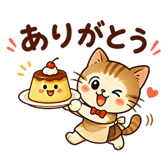 Retro Cafe Cat Stickers2