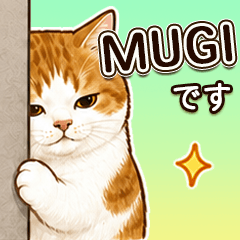 "MUGI" sticker