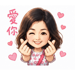 妹妹問好