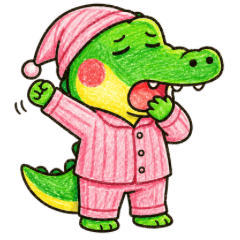 A crocodile's hammer, a word, a reply.