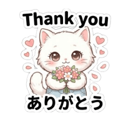 Shiro Cat Stickers vol.2