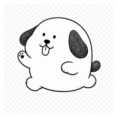 懶狗達拉吉日常貼圖