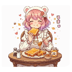 white bare&food