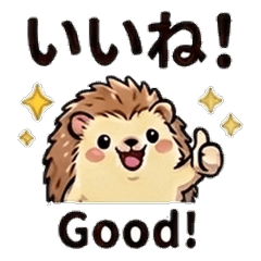 Hedgehog Daily Stickers 2026