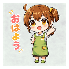 Rinko the Nursery Teacher Daily Stickers