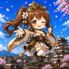 Akari-hime Daily Life in Kinka Castle