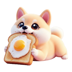 溫柔柴犬的甜點與零食【無文字】