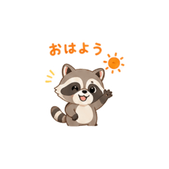 Raccoon Daily Stickers