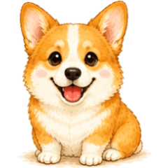 Welsh Corgi / cute Stickers