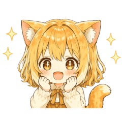 Fluffy Catgirl Daily Stickers