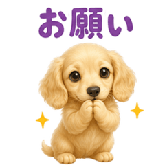 Dachshund's Sweet Reply Stickers
