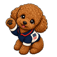 Toy Poodle  Stickers