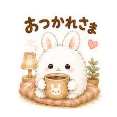 Fluffy Cafe Bunny: Cozy Everyday
