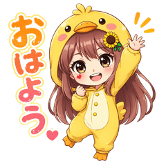 向日葵玩偶装贴图