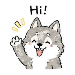 Cute Fluffy Wolf