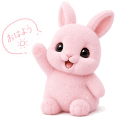 Pink and Blue Real Bunnies Ver. 1