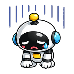 Casual Cute Robot Daily Stickers 12