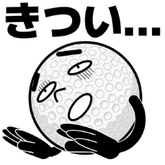Golfball character Stickers Vol.2