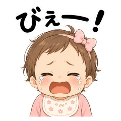 Baby Girl Daily Life Parenting Stickers